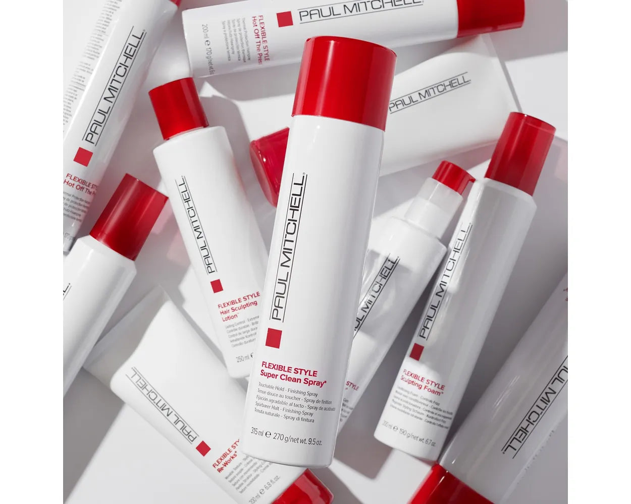 PAUL MITCHELL Flexible Style Super Clean Spray. Product color.