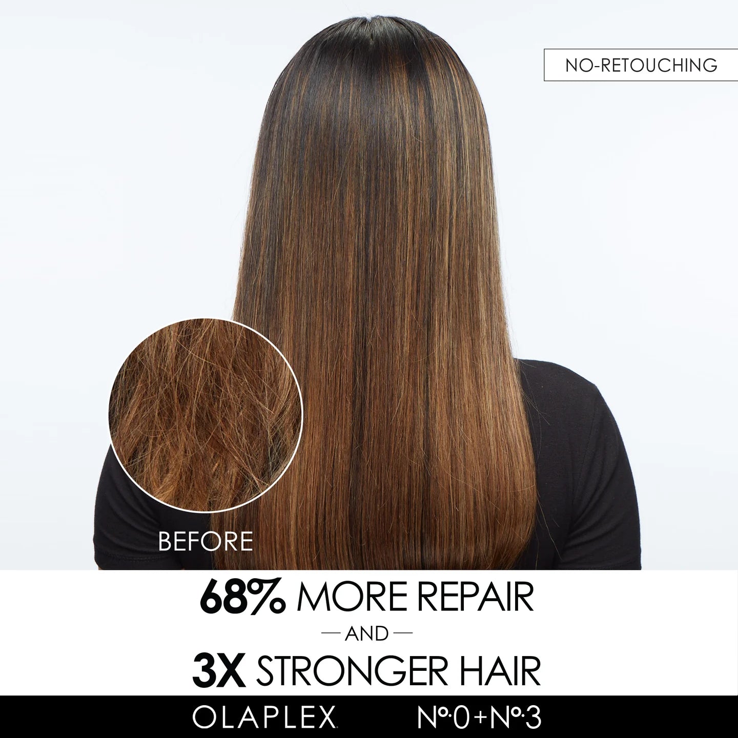 OLAPLEX No.0 Intensive Bond Building Hair Treatment. Product benefits, three times stronger hair.